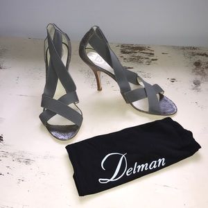 Delman Gray Heels